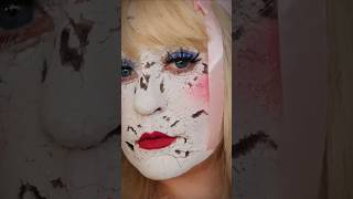 Muñeca se porcelana makeup halloween2024 [upl. by Ahsekam155]