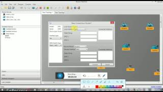 Boson Netsim simulator tutorial of routerswitch and pc placing [upl. by Neerak]