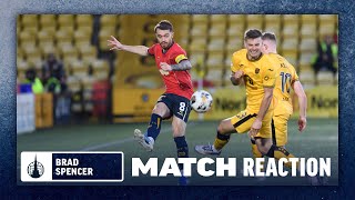 Match Reaction  Brad Spencer post Livingston [upl. by Ambrosi]