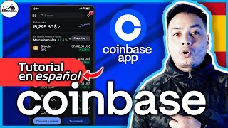 Tutorial de Coinbase en español 2024  Cómo usar la app de Coinbase [upl. by Melan574]