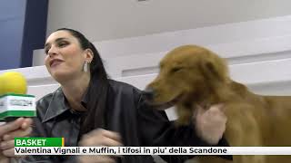 Valentina Vignali e Muffin i tifosi in più della Scandone [upl. by Ellenad]