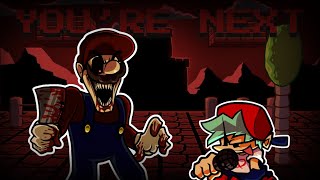 Youre In My World FNF Youre Next But Horror Mario Sings It 🖤🖤 🎶🎶🎶 [upl. by Halyk]