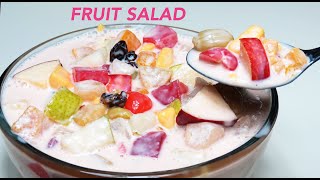 FRUIT SALAD FILIPINO STYLE  CREAMY FRUIT SALAD [upl. by Johanan963]