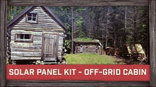 Cheapest Solar Panel Kit EVER For OffGrid Cabin [upl. by Yelsehc]