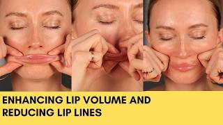 Massage for Lip Volume and Reducing Lip Lines [upl. by Emerej]