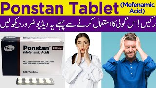 Ponstan  Ponstan Tablet 250mg  Mefenamic Acid  Uses Of Ponstan Tablet  Side Effects  Dosage [upl. by Falk]