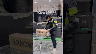 FINALLY ARROW EXHAUST🔥 Z900 KI telugu teluguvlogs kawasaki z900 modified vlog bike shorts [upl. by Reese]