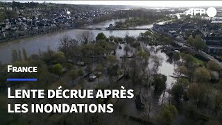 Météo la Vienne en décrue après des inondations historiques  AFP [upl. by Knowle192]