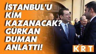 İstanbulda yerel seçimi kim kazanacak Ekrem İmamoğlu mu Murat kurum mu Gürkan Duman anlattı [upl. by Rouvin]