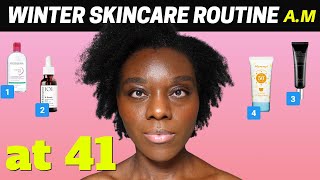 My simple morning skincare routine at 41 acneprone oily hyperpigmention sensitive skin [upl. by Perlman]