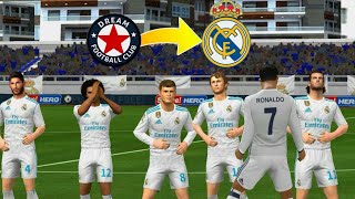 How to create real madrid kit and logo on DLS 18 [upl. by Ahsian]