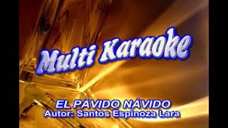 EL PAVIDO NAVIDO KARAOKE CHALINO SANCHEZ [upl. by Ytirahs77]