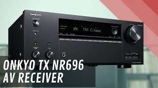 Onkyo TXNR696 AV Receiver  Quick Look India [upl. by Stroup]