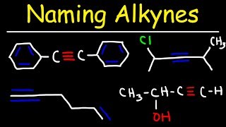 Naming Alkynes  IUPAC Nomenclature amp Common Names [upl. by Nolyag]