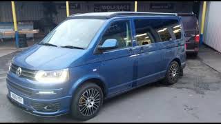 VW Transporter T51 Front End Sportline Upgrade includes Light Bar with Dynamic Indicators [upl. by Nellda]