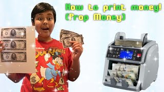 How to print money Prop money [upl. by Fabriane426]