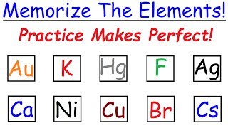 How To Memorize The Periodic Table Through Practice [upl. by Rasecoiluj]