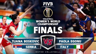 Volleyball Battle Tijana Boskovic VS Paola Egonu l Women Volleyball World Championship 2018 [upl. by Oinotnanauj]