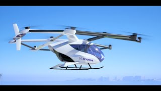 【SkyDrive】quotSKYDRIVEquot Lightweight Threeseat eVTOL Aircraft [upl. by Nemlaz]