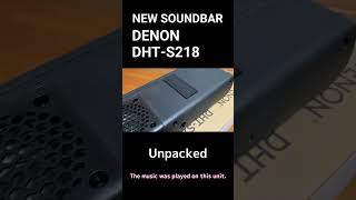 New DENON DHTS218 Unpacked Shorts [upl. by Acirret]