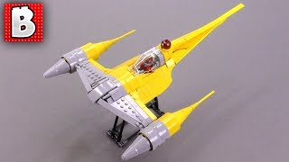 Amazing LEGO N1 Naboo Starfighter MOC Sleek and Beautiful Star Wars Ship [upl. by Nyleek]