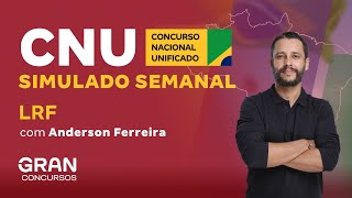 Concurso Nacional Unificado  Simulado Semanal de Finanças Públicas Receita Pública [upl. by Ailes]