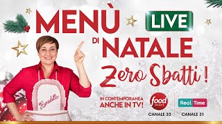 MENU DI NATALE quotZERO SBATTIquot in diretta 🎄 [upl. by Aicilihp]