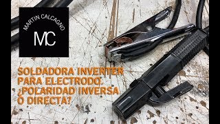 Como regular la soldadora inverter de electrodo o MMA [upl. by Ranique397]