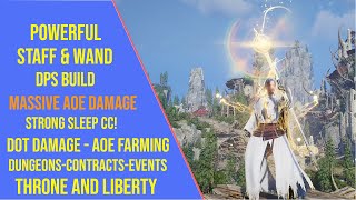 Powerful Staff and Wand DPS Build for Throne and Liberty [upl. by Henriette626]