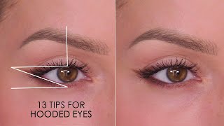 HOODED EYES MAKEUP TIPS FOR BEGINNERS  Shonagh Scott [upl. by Cyndi]