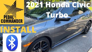 2021 civic pedal commander Pedal Commander civic turbo install and review [upl. by Siravart976]