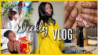 Weekly Vlog  FINAL Fertility UPDATE FRIENDSGIVING Backyard Furniture Putting Up the TREE amp MORE [upl. by Eatnuahc96]