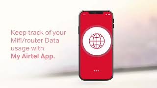 How to track your MifiRouter data with My Airtel App [upl. by Harmony]