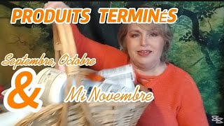 TOUT PLEIN DE PRODUITS TERMINÉS  DE SEPTEMBRE OCTOBRE  JUSQUÀ MI NOVEMBRE [upl. by Lempres]