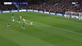 Kurt Zouma vs Ajax Zouma try to make Hazard [upl. by Hnirt]