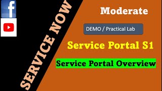 ServiceNow Service Portal Session 1  Service Portal Overview  ServiceNow  Service Portal [upl. by Joo]