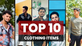 The ONLY 10 Clothing Items A Man Needs In His Closet 👕👖🦕… feed youtubefeed fashion viralvideo [upl. by Rawde]