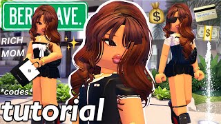 Realistic RICH MOM Tutorial amp Outfit Codes For Berry Avenue [upl. by Godfry]