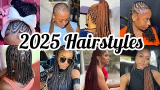 ‼️Most Incredible Braids Hairstyles Compilation 2025🔥roadto15ksubscriber [upl. by Neros163]