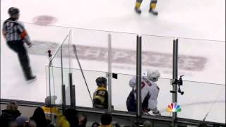 Patrice Bergeron crushing Alex Ovechkin Washington Capitals vs Boston Bruins 41412 NHL Hockey [upl. by Anneres196]