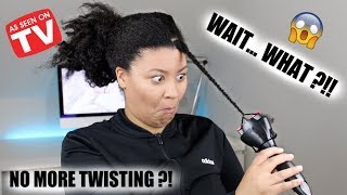 I Tried A HAIR TWISTING TOOL On My Natural Hair amp THIS IS CRAZY [upl. by Nidnal13]