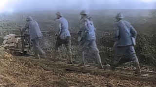 WWI Footage  Colorized amp HD Restoration  Scenes from Verdun 1916 [upl. by Nedah]