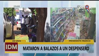 Mataron a balazos a un despensero en Presidente Franco [upl. by Dinan]