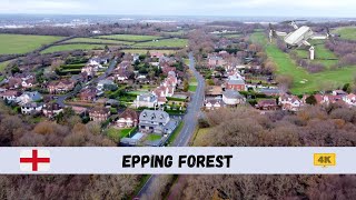 4K 🇬🇧 Epping Forest  by drone 🇬🇧 [upl. by Okiman]