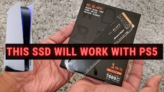 WD Black SN850 NVMe SSD Will Work with PS5 Extended Storage [upl. by Renfred573]