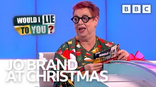 Jo Brands Christmas Card Reads  Would I Lie To You at Christmas [upl. by Nossah903]