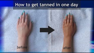 HOW TO GET TAN IN 1 DAY Naturally it works 2020 [upl. by Other519]