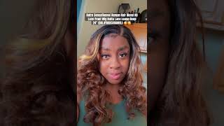 Outre Sensationnel Human Hair Blend HD Lace Front Wig shortvideo wigsinstall [upl. by Assiron]