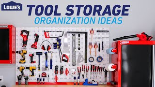 TOOL STORAGE  Storage and Organization Solutions [upl. by Mabel]