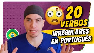 20 VERBOS IRREGULARES EN PORTUGUÉS QUE TIENES QUE APRENDER YA [upl. by Noby]